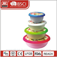 Round Food Container(4pcs 1L-5L)